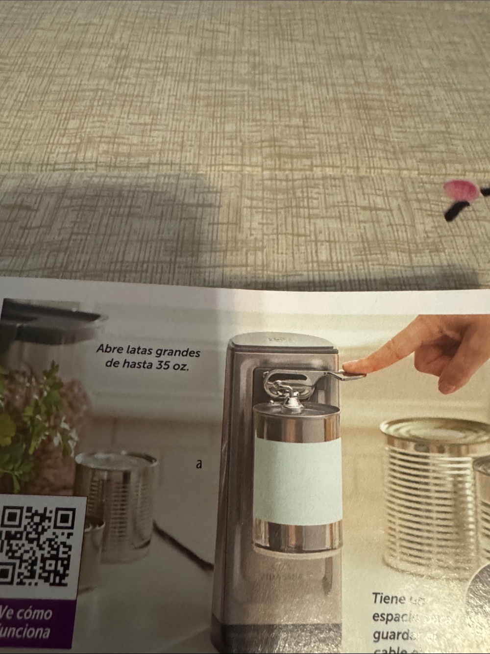 Princess House Stainless Steel Electric Can Opener